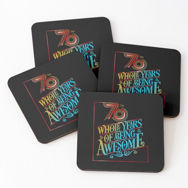 Item preview,  woman 70 and Fabulous Happy 70th Birthday Matching awesome designed and sold by josephfanous.