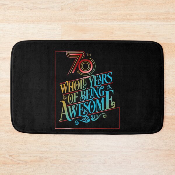 Item preview,  woman 70 and Fabulous Happy 70th Birthday Matching awesome designed and sold by josephfanous.
