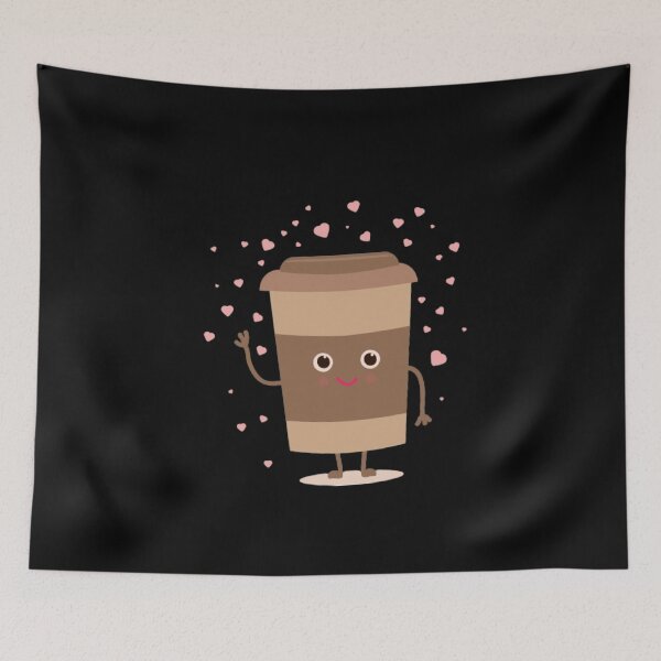 Item preview, CUTE TAKEAWAY COFFEE CUP designed and sold by KatisDesign.