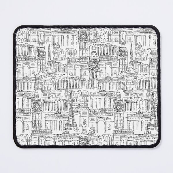 Item preview, Europe landmark drawing  designed and sold by SelenePaintings .