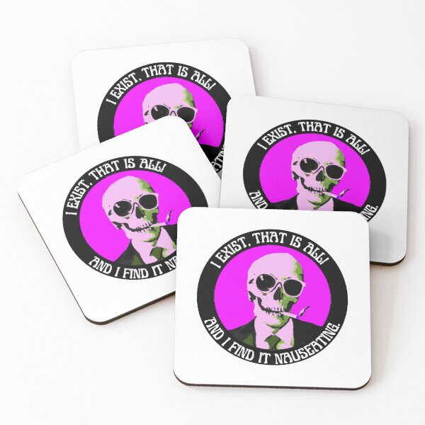 Artikelvorschau, I Exist, That Is All! Pop Art Skull entworfen und verkauft von PVSKI.