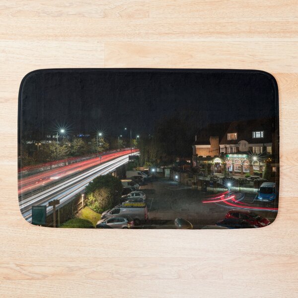 Item preview, Light trails at Wooden bridge designed and sold by hawkie.