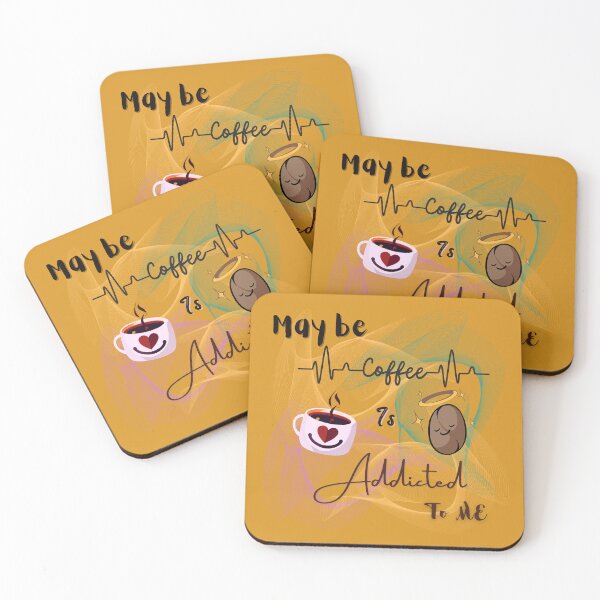 Item preview, Coffee break - may be coffee is addicted to me | coffee design | for coffee lovers |  designed and sold by Arteartz.
