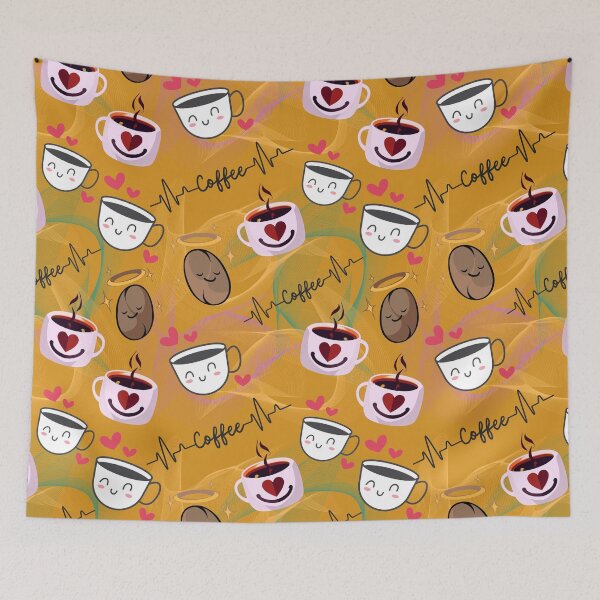 Item preview, Coffee break - may be coffee is addicted to me | coffee design | for coffee lovers |  designed and sold by Arteartz.