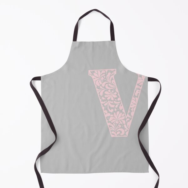 Item preview, The Letter V- Pink Lace Botanical Monogram designed and sold by Tasha-design.