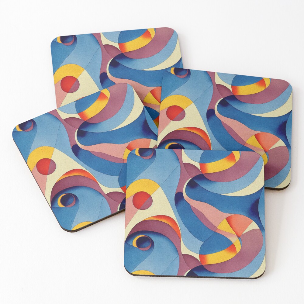 Item preview, Coasters (Set of 4) designed and sold by Red-Alien.