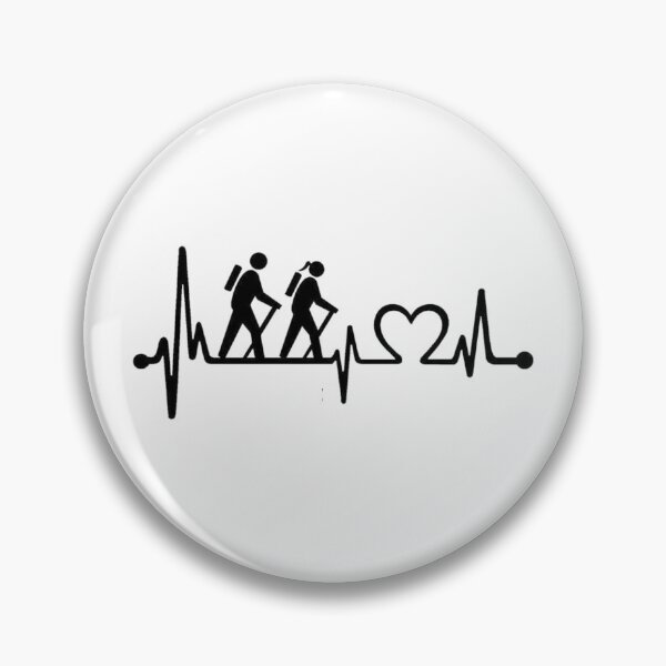 Item preview, Geocaching hiking heartbeat designed and sold by portrait4you.