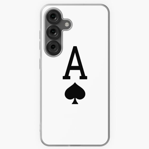 Vista previa del artículo con la obra «As de espadas negro juego de cartas», diseñado y vendido por FrenchsTuck.