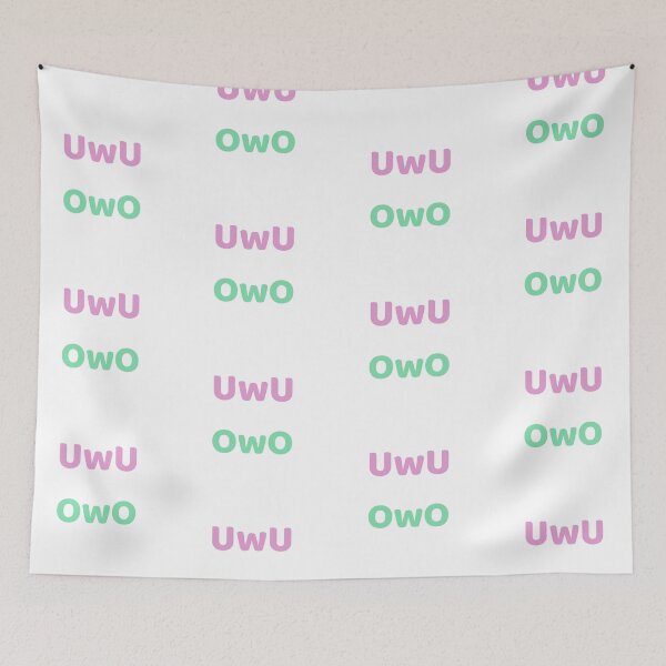 Item preview, UwU & owo designed and sold by Noishop.