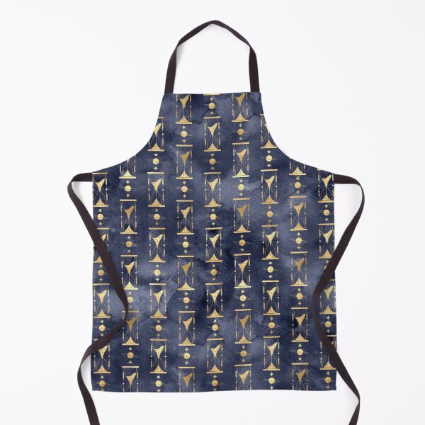 Item preview, Golden Planet Star Hourglass Navy Blue designed and sold by marknprints.