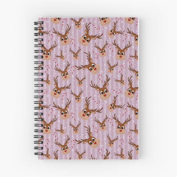 Item preview, Adorable Reindeer Purple Pink Stripes designed and sold by WeArePear.