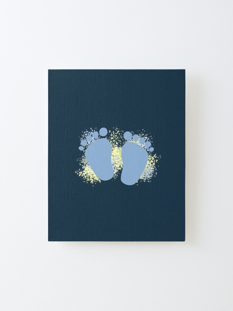 Alternate view of Baby Feet - Shapes Mounted Print