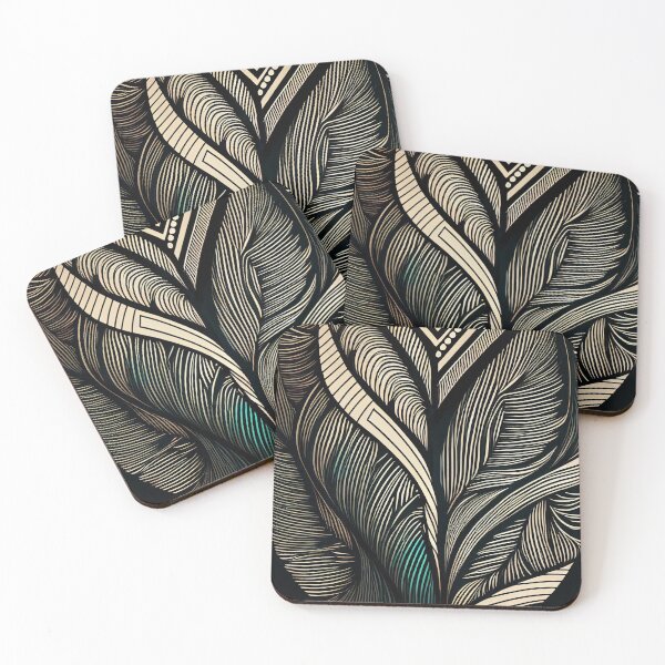 Item preview, "Hannah" - Boho Retro Modern Abstract Pattern designed and sold by HiArtify ❤️.