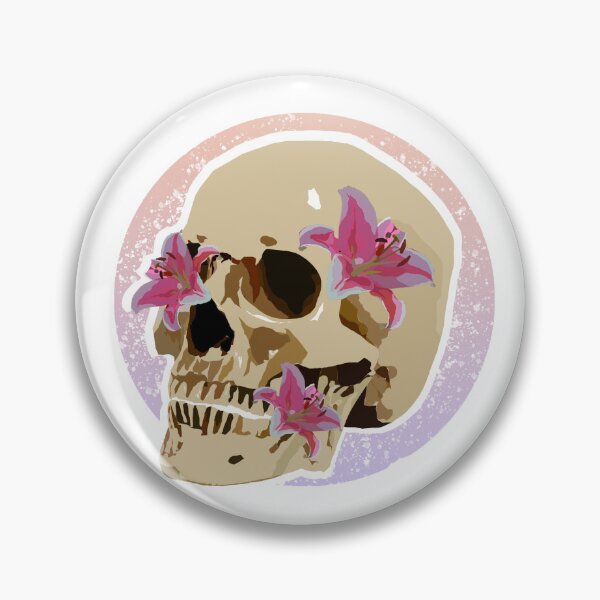Item preview, Floral Skull designed and sold by SamiMakesStuff.