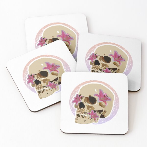 Item preview, Floral Skull designed and sold by SamiMakesStuff.