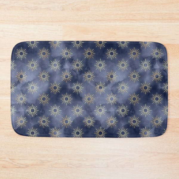 Item preview, Sun and Sun Rays Navy Blue designed and sold by marknprints.