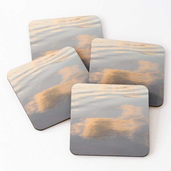 Item preview, Fluid Abstraction - Glossy Gold Backwash Patterns on a Beach designed and sold by Georgia Mizuleva.
