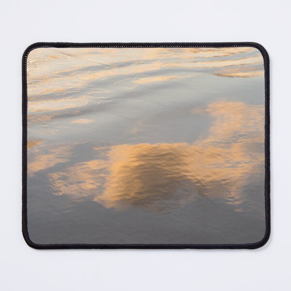 Item preview, Fluid Abstraction - Glossy Gold Backwash Patterns on a Beach designed and sold by Georgia Mizuleva.