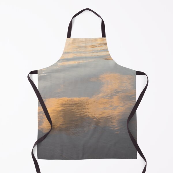 Item preview, Fluid Abstraction - Glossy Gold Backwash Patterns on a Beach designed and sold by Georgia Mizuleva.
