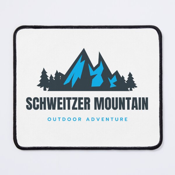 Item preview, Schweitzer Mountain in Sandpoint, Idaho, Selkirk Mountains, USA, North America - Mountain Outdoor Adventure Snowboard Ski Resort Vintage Logo designed and sold by Vintage-TM.