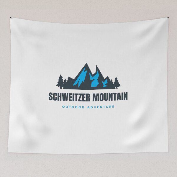 Item preview, Schweitzer Mountain in Sandpoint, Idaho, Selkirk Mountains, USA, North America - Mountain Outdoor Adventure Snowboard Ski Resort Vintage Logo designed and sold by Vintage-TM.
