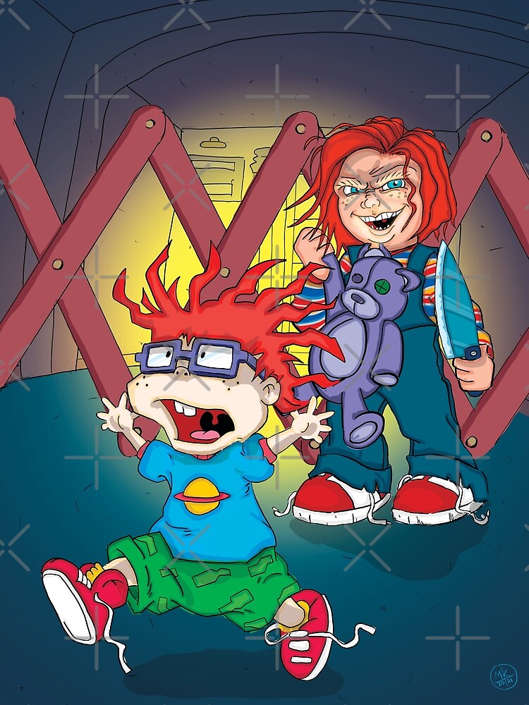 Chucky Vs Chuckie Poster For Sale By Mk Art Designs Redbubble 6293