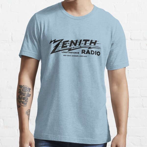 Zenith Long Distance Radio - Black Essential T-Shirt
