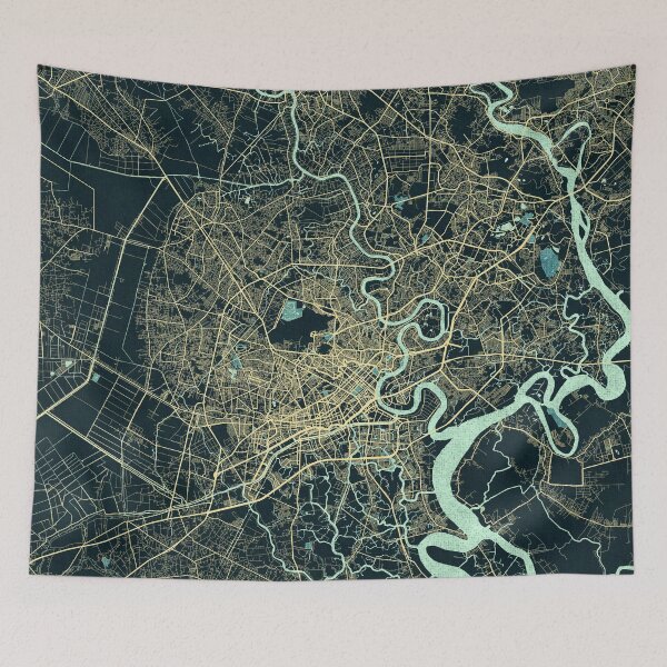 Item preview, Ho Chi Minh City Map of Vietnam - Summer designed and sold by deMAP.