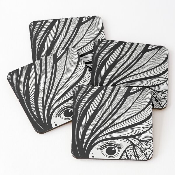 Item preview, "Lucy" - Boho Retro Modern Abstract Pattern designed and sold by HiArtify ❤️.