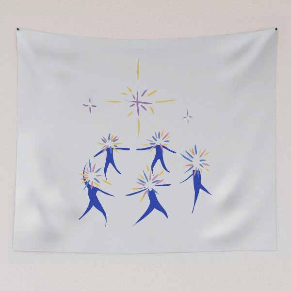 Item preview, little creatures dancing in a circle designed and sold by moonna designs.