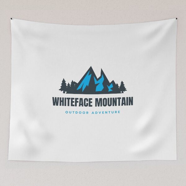 Item preview, Whiteface Mountain in the State of New York in the Adirondacks, USA, North America - Mountain Outdoor Adventure Snowboard Ski Hiking Vintage Logo designed and sold by Vintage-TM.