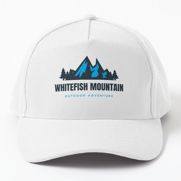 Vista previa del artículo con la obra «Whitefish Mountain en Montana, EE. UU., América del Norte - Mountain Outdoor Adventure Snowboard Ski Hiking Vintage Logo», diseñado y vendido por Vintage-TM.
