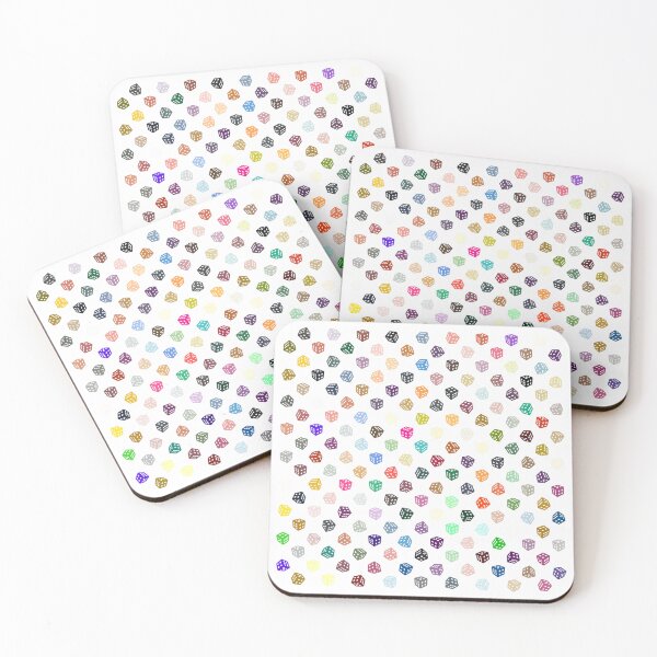 Item preview, Abstract Multicolour Dice designed and sold by Pixel4Art.