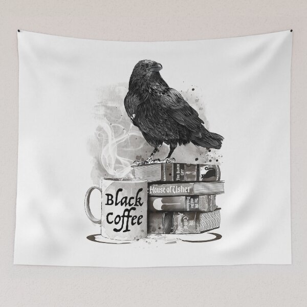 Item preview, Coffee, raven and Poe designed and sold by zoezowie79.