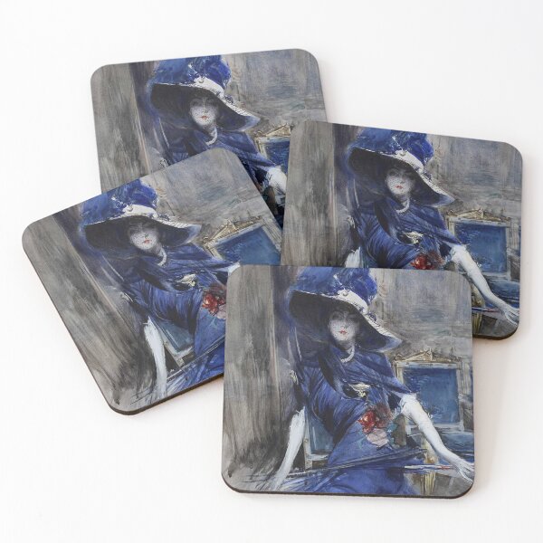 Item preview, La Divina in Blue by Giovanni Boldini designed and sold by RickE.