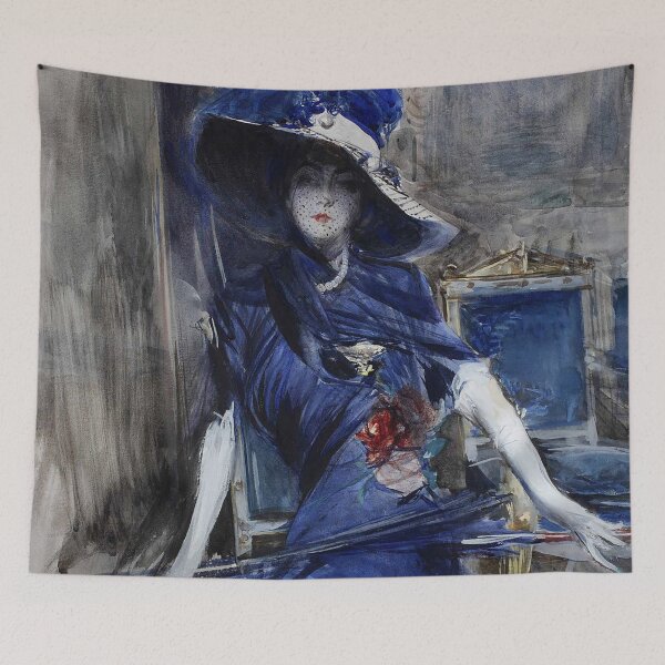 Item preview, La Divina in Blue by Giovanni Boldini designed and sold by RickE.