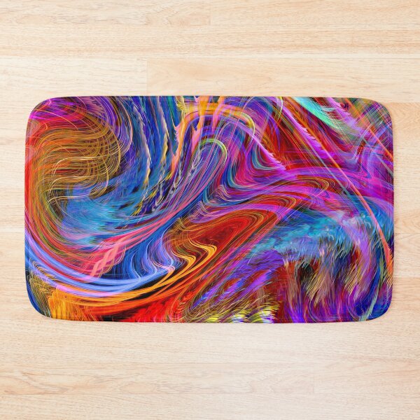Item preview, rainbow swirls of clouds designed and sold by chambergambit.