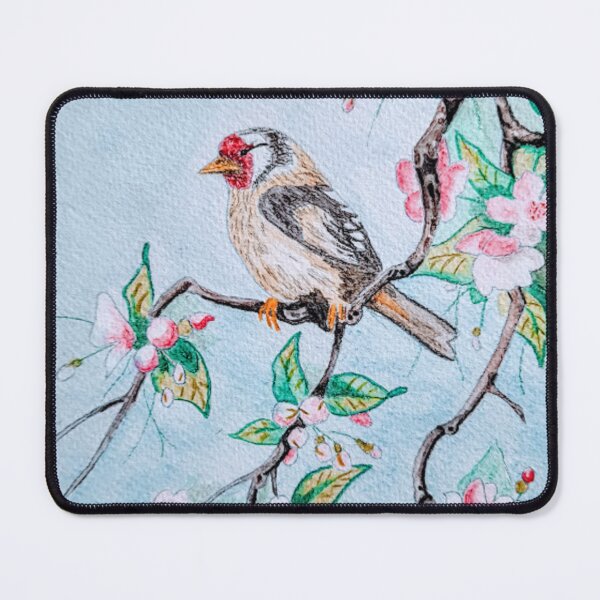 Item preview, Goldfinch in the apple tree designed and sold by AceNeela.