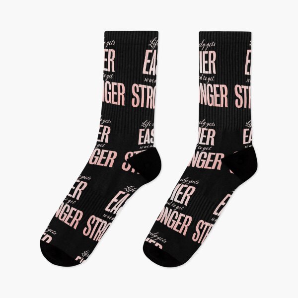 Item preview, Life rarely gets easier, so we need to get stronger. v.4 designed and sold by x1brett.