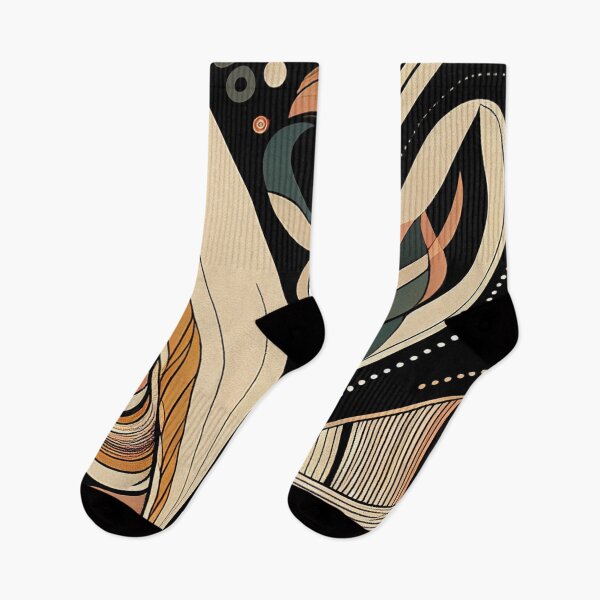 Item preview, "Lillian" - Boho Retro Modern Abstract Pattern designed and sold by HiArtify ❤️.