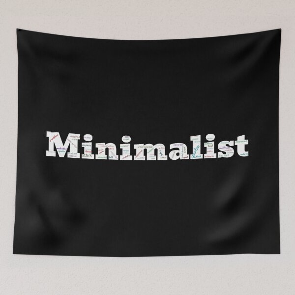 Item preview, Minimalist in words designed and sold by Johnquoteart.