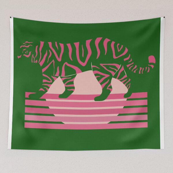 Item preview, Royal Bengal Tiger Walking in front of the sun designed and sold by Blurayuela.