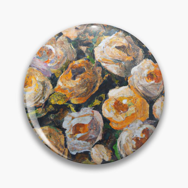 Item preview, Claude Monet White Roses designed and sold by maniacfitness.