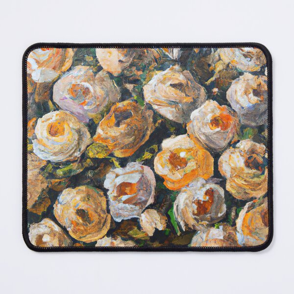 Item preview, Claude Monet White Roses designed and sold by maniacfitness.