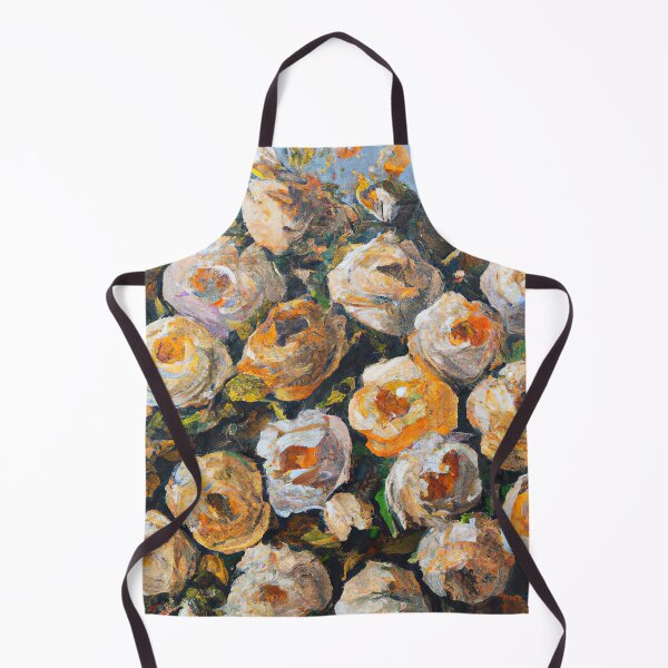 Item preview, Claude Monet White Roses designed and sold by maniacfitness.