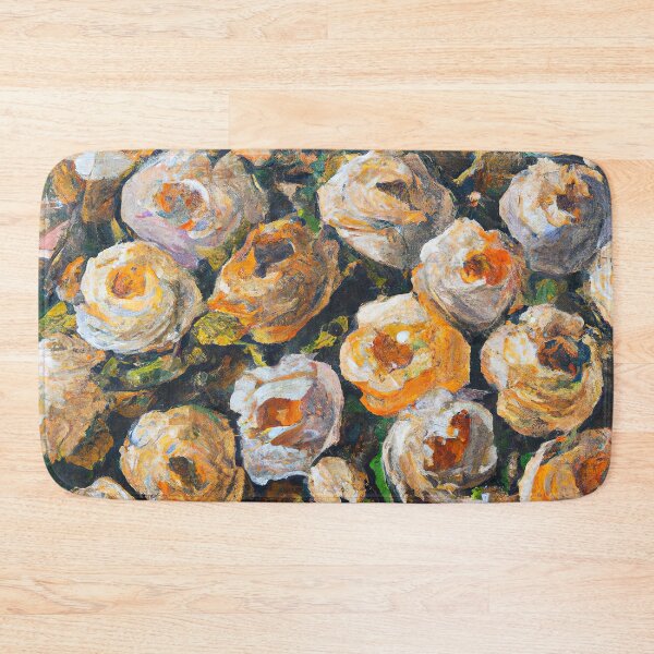 Item preview, Claude Monet White Roses designed and sold by maniacfitness.