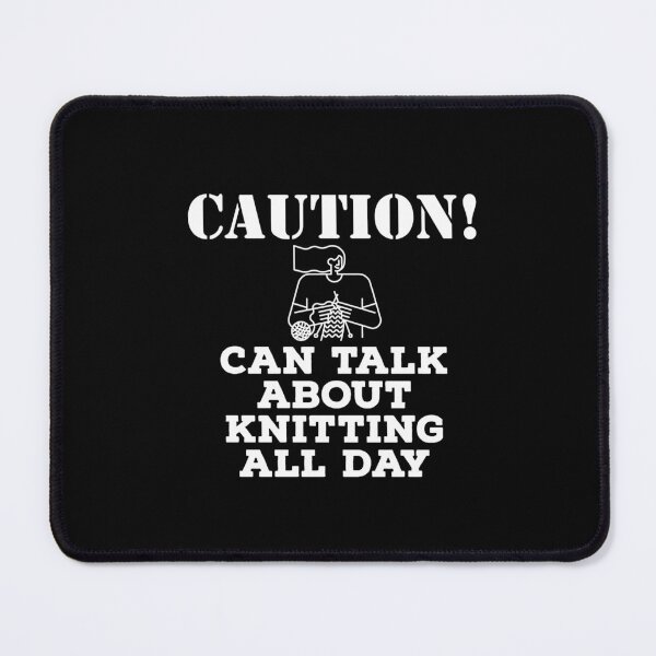 Item preview, Can Talk About Knitting All Day  designed and sold by ArtBySymone.
