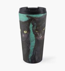 Two Black Cats Travel Mug