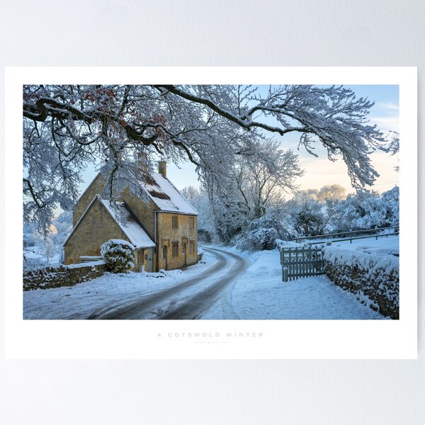 A Cotswold Winter Poster