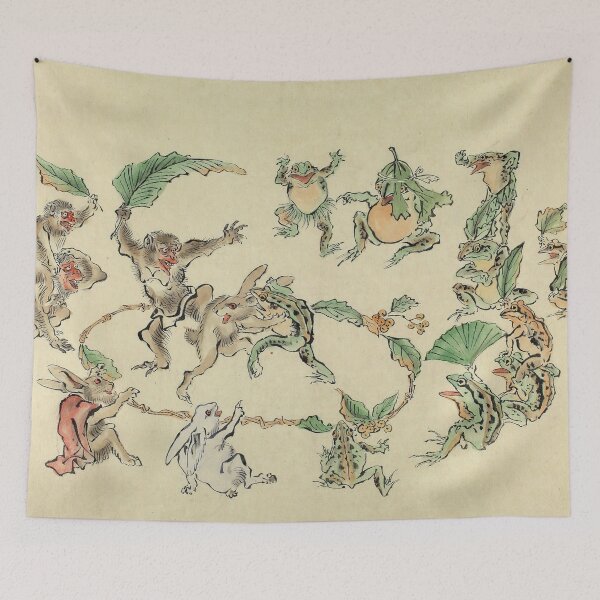 Item preview, Kawanabe Kyosai - Frog Sumo designed and sold by Onodera.